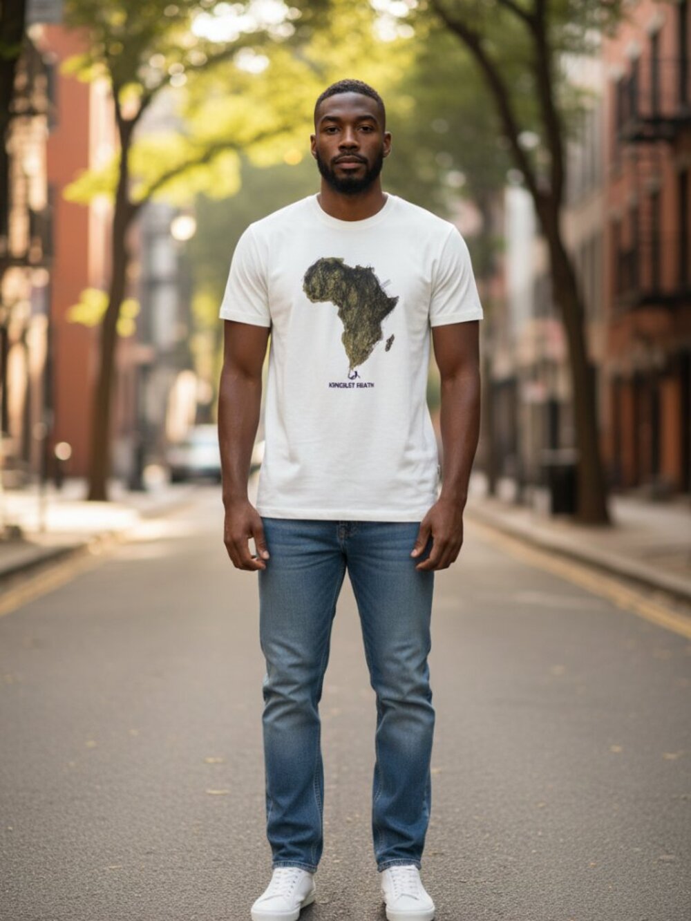 Kingsley Heath Men's XL With African Continent
